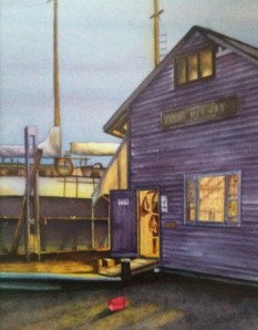 Evening at the Boat Yard